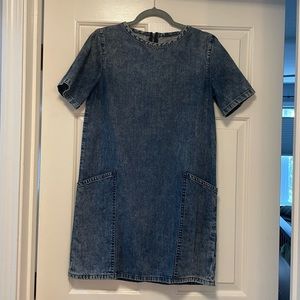 Topshop denim dress